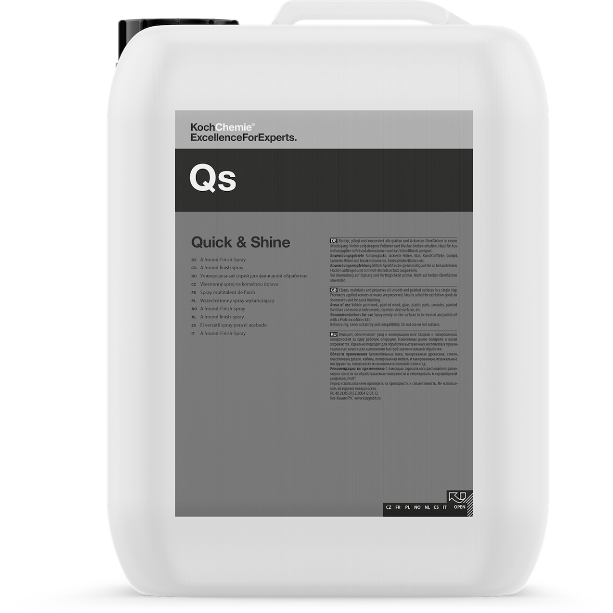KOCH CHEMIE QUICK&SHINE 10L - Spray de detalle