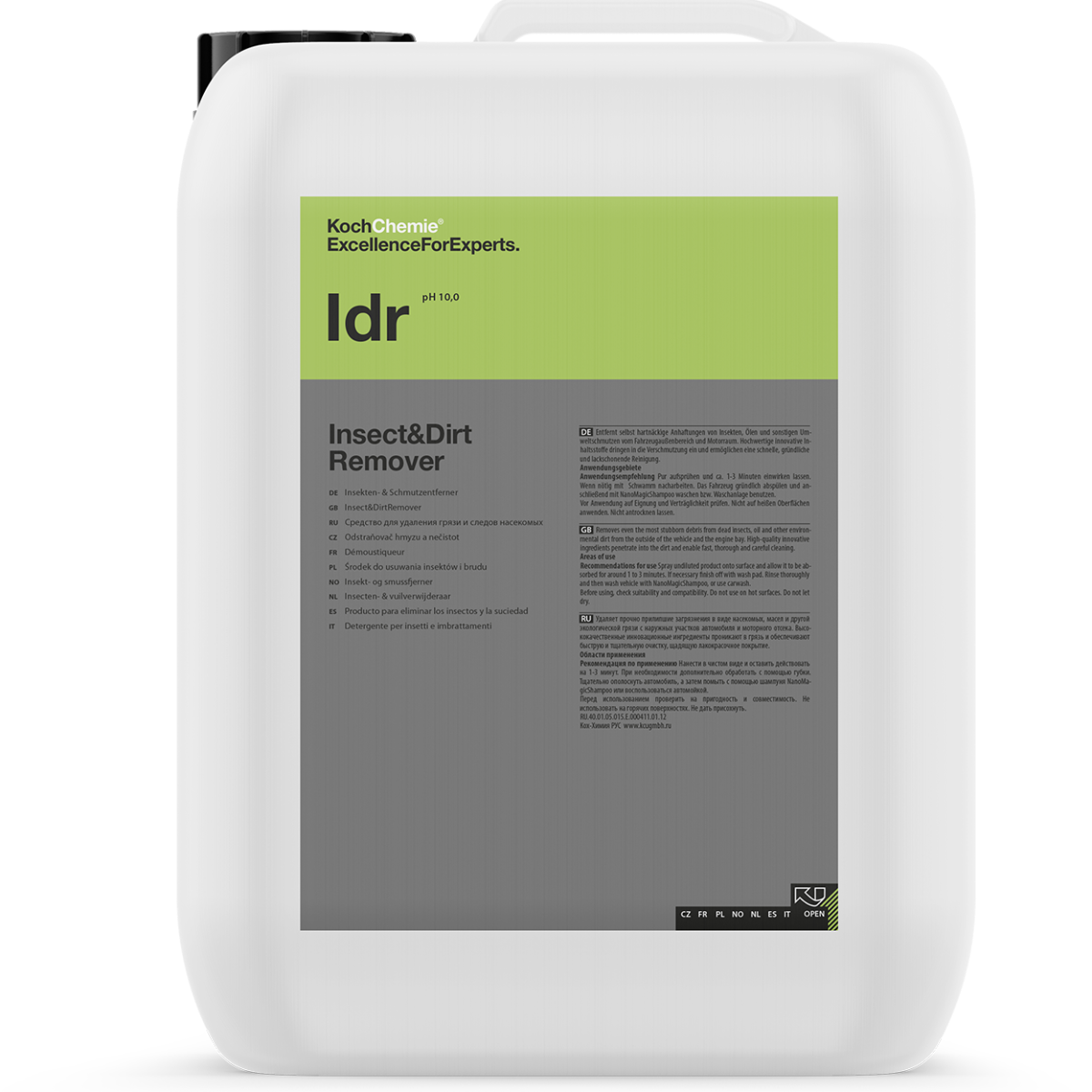 KOCH CHEMIE INSECT & DIRT REMOVER 10L - Eliminador de insectos
