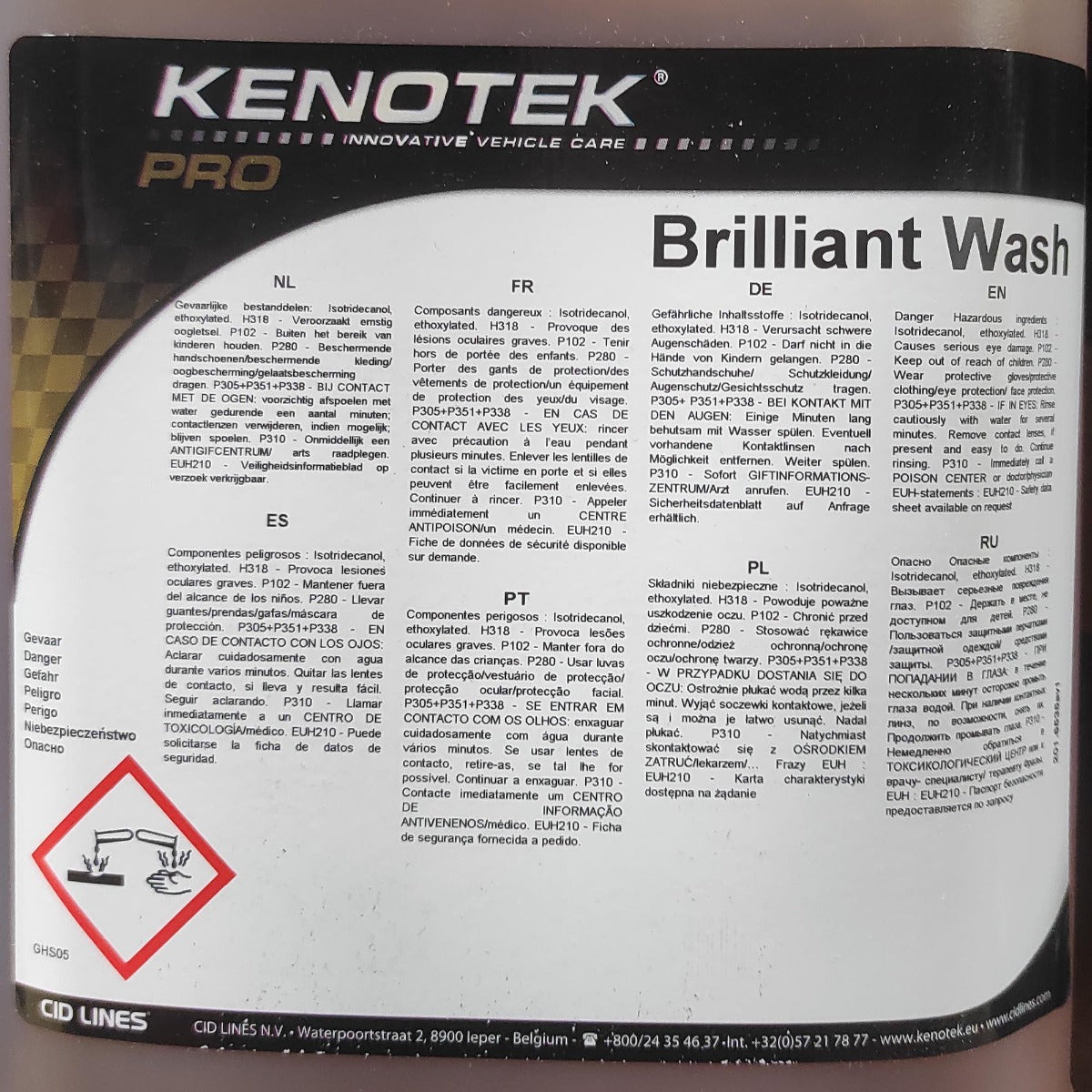 KENOTEK BRILLIANT WASH 5 L