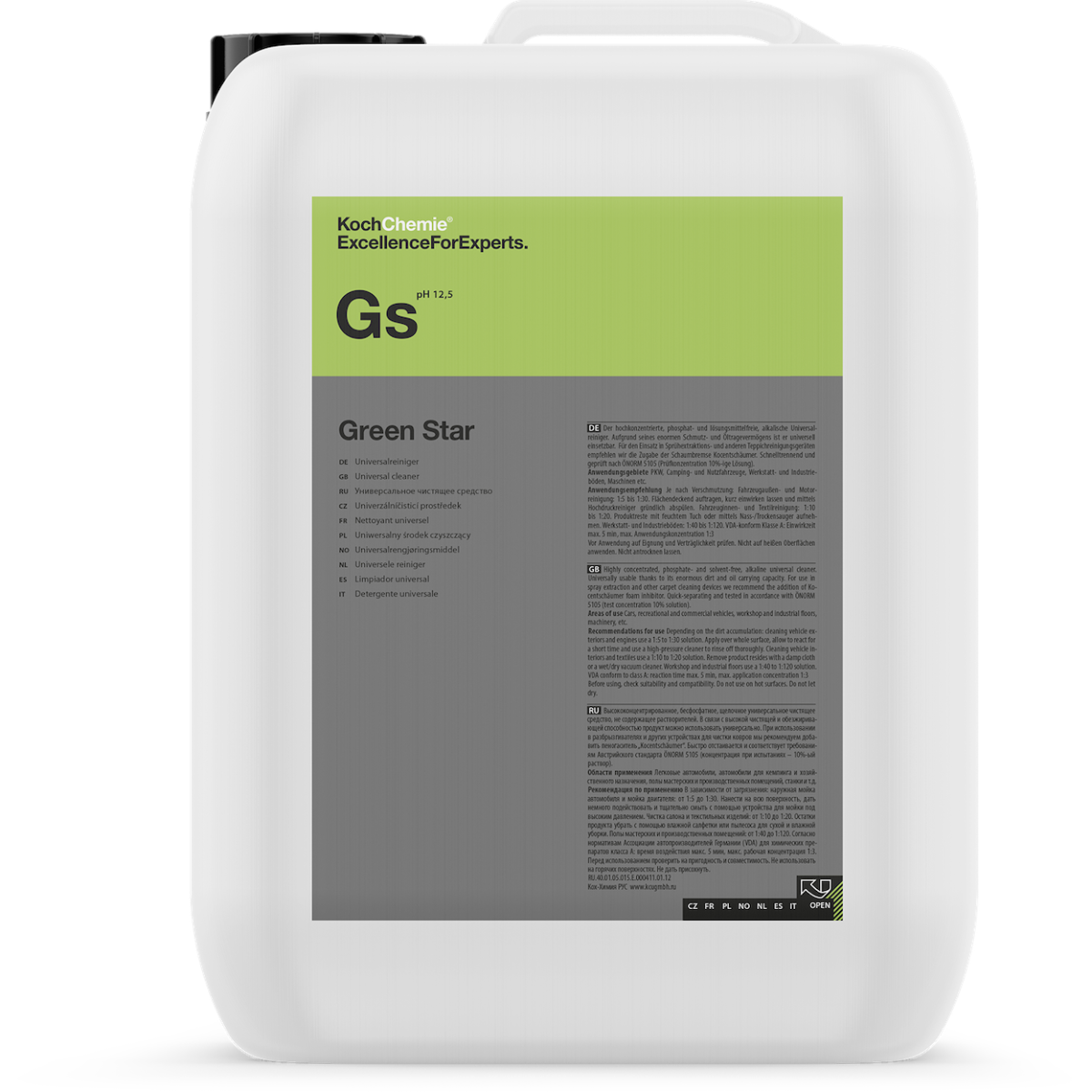 KOCH CHEMIE GREEN STAR 5L - Limpiador universal