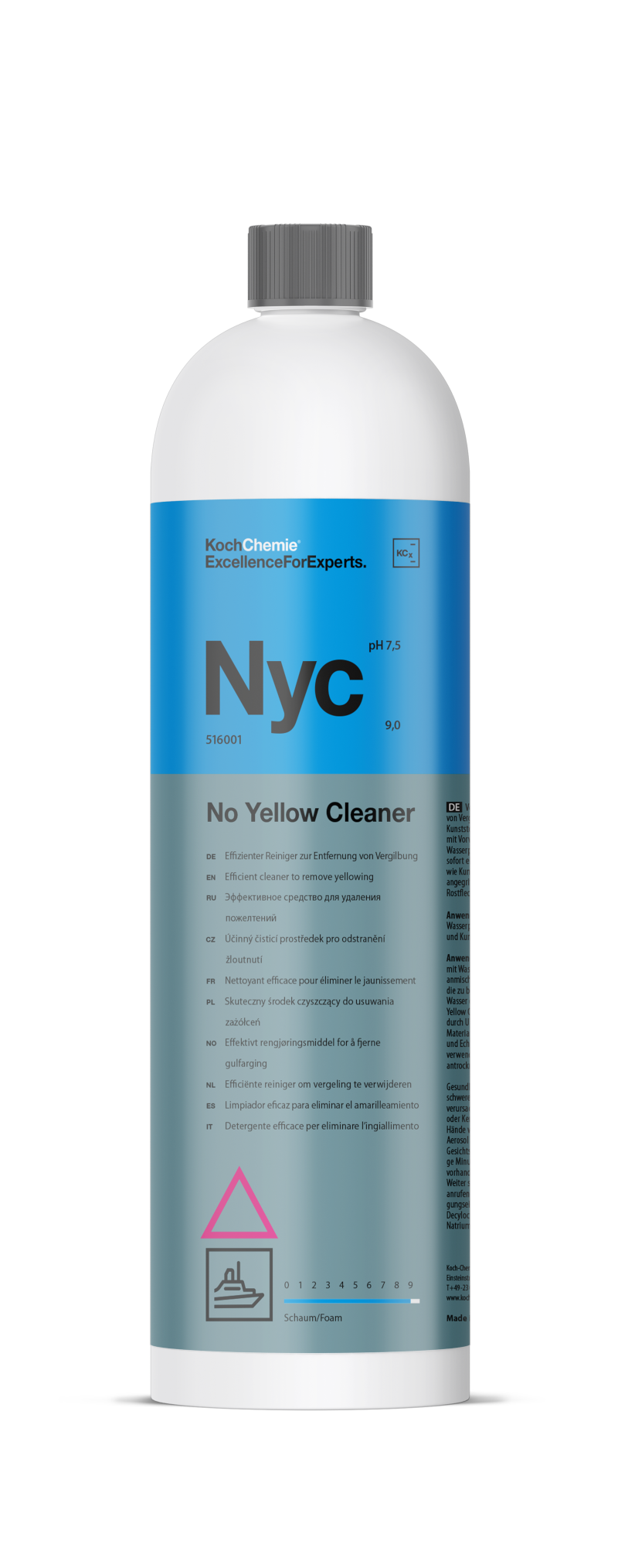KOCH CHEMIE Nyc NO YELLOW CLEANER 1L