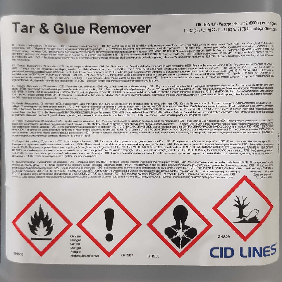 KENOTEK TAR & GLUE REMOVER 5 L
