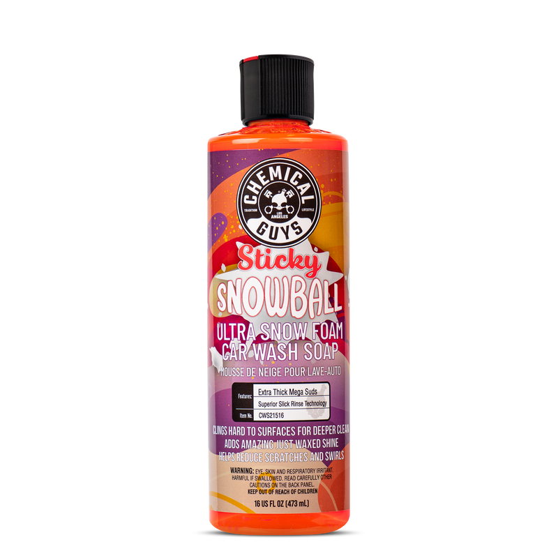 CHEMICAL GUYS STICKY SNOWBALL 473ml - Champú espumante