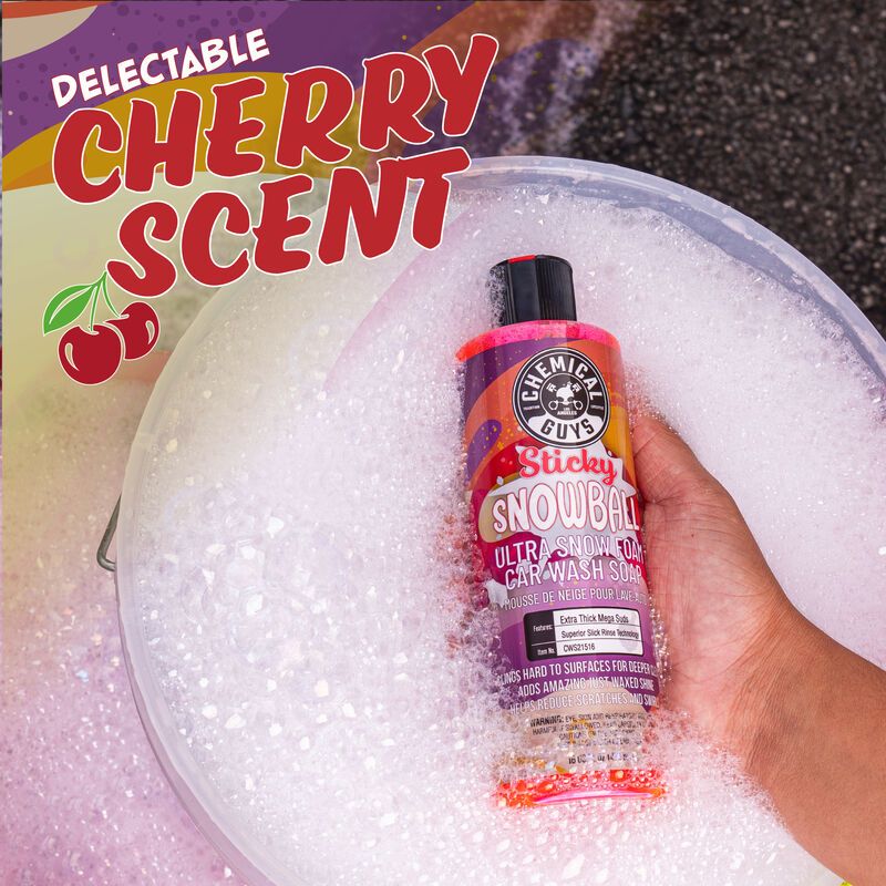 CHEMICAL GUYS STICKY SNOWBALL 473ml - Champú espumante