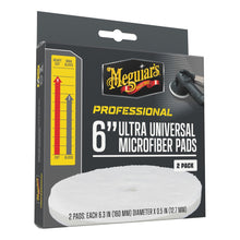 MEGUIAR'S PROFESSIONAL PAD MICROFIBRA 6" - Pack 2unid.