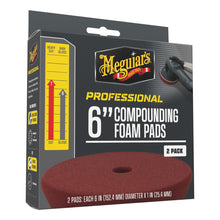 MEGUIAR'S PROFESSIONAL 6" POLISHER PAD DE CORTE - Pack 2unid.