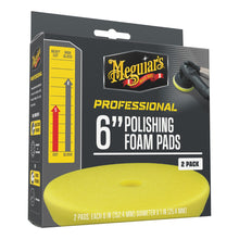 MEGUIAR'S PROFESSIONAL PAD DE POLIMENTO 6" - Pack 2