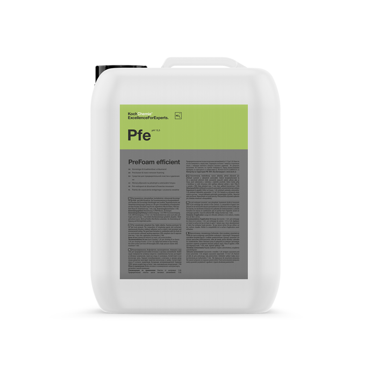 KOCH CHEMIE PREFOAM EFFICIENT 5L - Prelavado