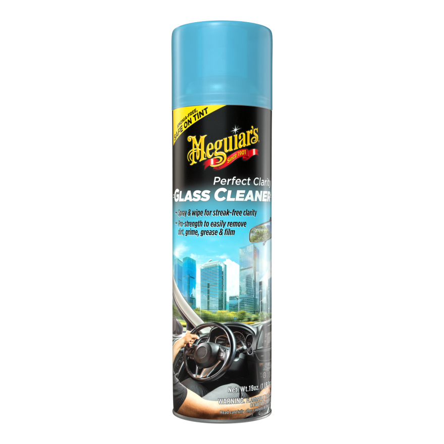 MEGUIAR'S PERFECT CLARITY GLASS CLEANER - SPRAY ANTI MARCAS