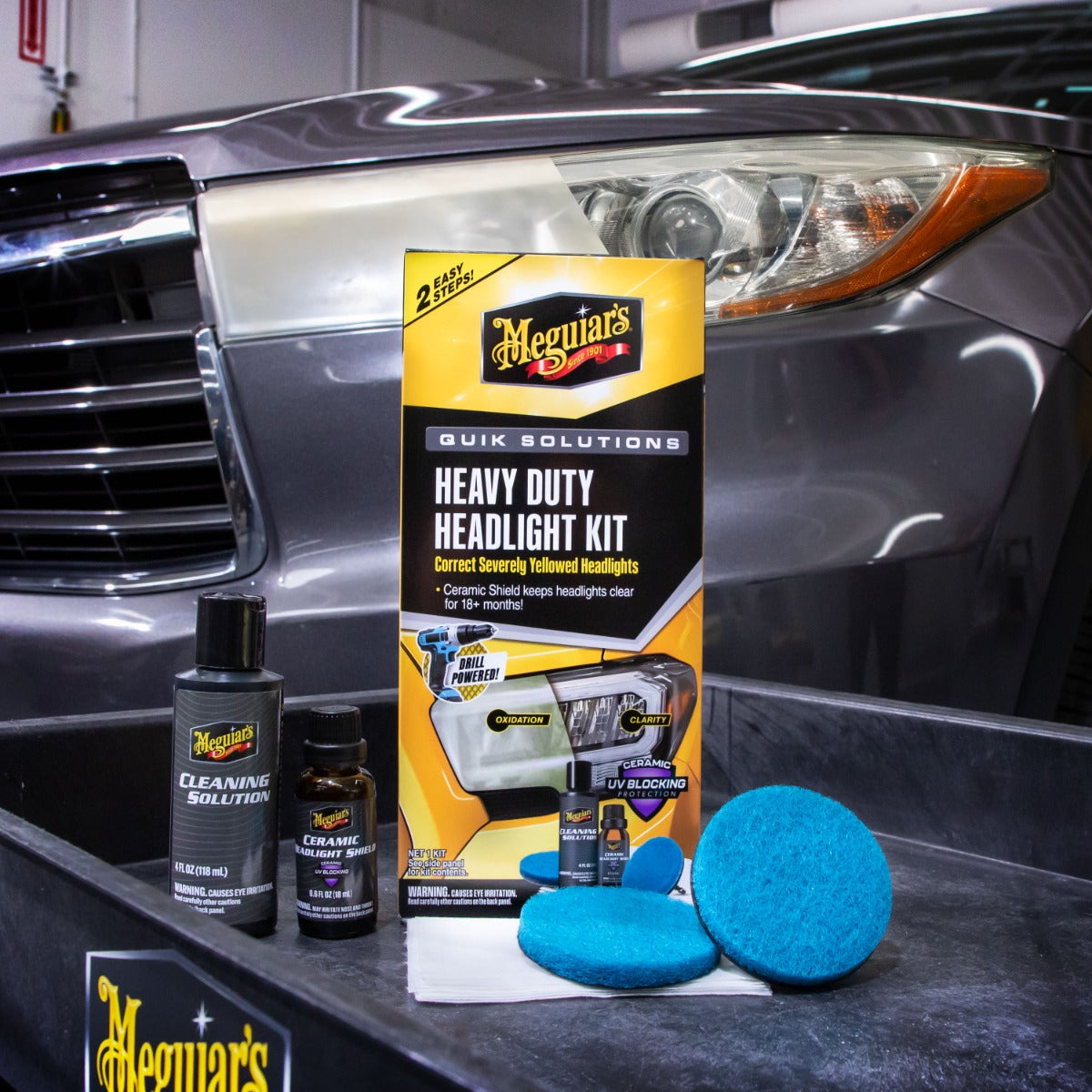MEGUIAR'S QUIK SOLUTIONS FARÓIS