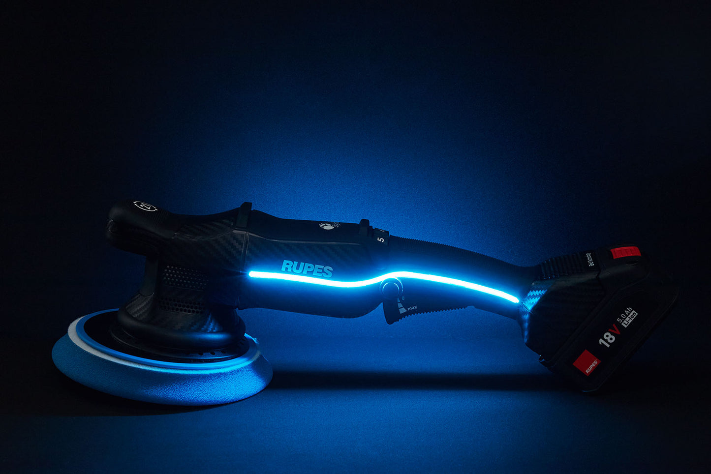 RUPES HLR21 IBRID BIGFOOT KIT STD - Pulidora orbital con batería