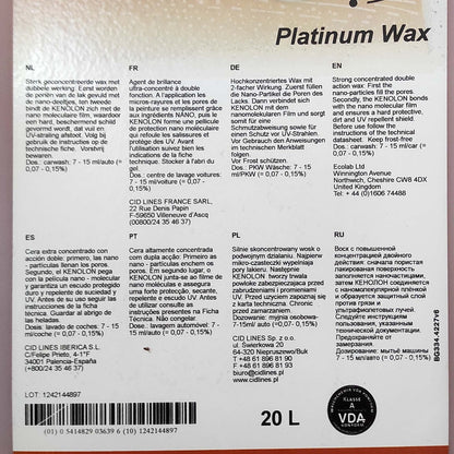 KENOTEK PLATINUM WAX 20L