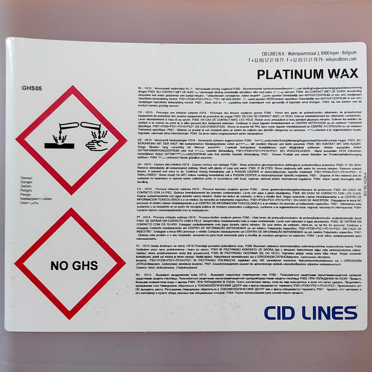 KENOTEK PLATINUM WAX 20L